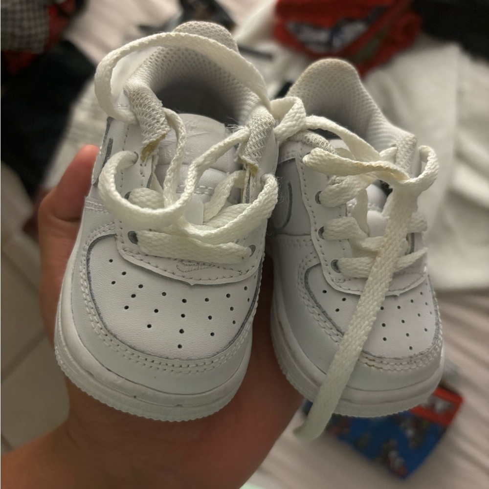 Baby Nike Air Force 1 sz 2C hard bottom